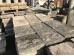 Historische Bodenplatten aus Sandstein mit gleicher Breite und Länge 43x43 cm